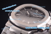 Patek Philippe Nautilus Swiss ETA 2824 Automatic Full Steel and Grey Dial