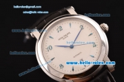 Patek Philippe Calatrava Swiss ETA 2836 Automatic Steel Case with Stick/Numeral Markers and White Dial