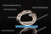 Rolex Datejust Asia 2813 Automatic Steel Case with Purple Dial Roman Numeral Markers and Diamonds Bezel (BP)