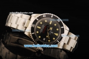 Rolex Sea-Dweller Automatic Movement Steel Case with Black Dial and Bezel-Yellow Marking