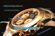 Rolex Daytona Yellow Gold Rolex 4130 Auto Best Edition 1:1 Clone Black Dial 116518LN