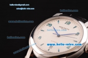 Patek Philippe Calatrava Swiss ETA 2836 Automatic Steel Case with Stick/Numeral Markers and White Dial