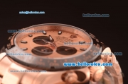 Rolex Daytona Automatic Full Rose Gold with PVD Bezel and Rose Gold Dial-7750 Coating