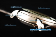 Patek Philippe Calatrava Automatic with Beige Dial and Black Leather Strap