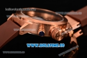 U-Boat Classico Italo Fontana Chrono Miyota Quartz Rose Gold Case with Coffee Dial and Stick/Arabic Numeral Markers