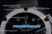Hublot Big Bang King Power Foudroyante Chrono Swiss Valjoux 7750 Automatic PVD Case with Black Dial Steel Bezel and Black Rubber Strap