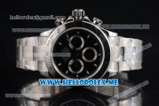 Rolex Daytona Swiss Valjoux 7750 Automatic Stainless Steel Case/Bracelet with Black Dial and Stick Markers