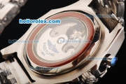 Breitling for Bentley Motors Tourbillon Automatic Movement Full Steel with Blue Dial and Stick Markers