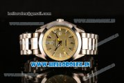 Omega Seamaster Aqua Terra 150 M Asia 2813 Automatic Full Steel with Yellow Dial and Stick Markers