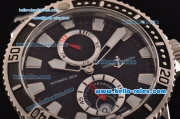 Ulysse Nardin Maxi Marine Diver Asia ST25 Automatic Stainless Steel Case with Stainless Steel Strap and Black Dial