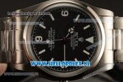 Rolex Explorer Tiffany & Co. Asia Auto Steel Case with Black Dial and Steel Bracelet
