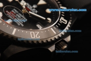 Rolex Sea-Dweller Pro-Hunter Jacques Piccard Edition Automatic Movement PVD Case with Black Dial and Black Nylon Strap