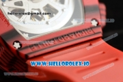 Richard Mille RM 11-03 Swiss Valjoux 7750 Automatic Ceramic Case Black Dial With Arabic Numeral Markers Red Rubber Strap