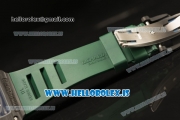 Richard Mille RM35-02 Carbon Fiber With Miyota 9015 Movement 1:1 Clone Green Rubber