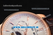 Jaeger-LECoultre Master Asia Automatic Rose Gold Case with White Dial and Stick/Arabic Numeral Markers