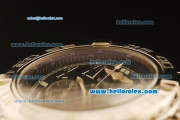 Breitling Chronomat B01 Chronograph Miyota Quartz Full Steel with Black Dial and Silver Roman Markers