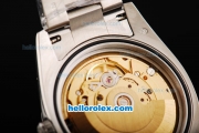 Rolex Air King Swiss ETA 2836 Automatic Movement Full Steel with Blue Dial and Red Numeral Marker