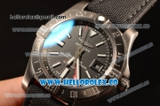 Breitling Avenger II GMT Black Dial With Swiss ETA 2836 Automatic Leather Strap Best Edition A17318101B1X2