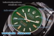 Rolex Milgauss Rolex 3131 Movement PVD Case/Strap with Black Dial