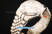 Rolex Datejust Automatic Movement ETA Coating Case with Steel Bezel and Strap-36mm