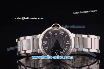 Cartier ballon bleu de Automatic Full Steel with Black Dial-ETA Coating