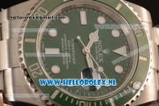 Rolex Submariner 2836 Auto 904Steel Case with Green Dial and Steel Bracelet - 1:1 Original (JF)