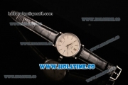 IWC Portofino Automatic Miyota 9015 Automatic Steel Case with White Dial and Stick Markers