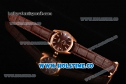 Omega Aqua Terra 150 M Co-Axial Clone Omega 8501 Automatic Rose Gold Case with Brown Dial and Stick Markers (EF)