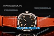 Panerai Radiomir 1936 California "Cali Dial" Clone P.3000 Automatic Steel Case with Black Dial and Yellow Markers (5 Days Power Reserve) ZF