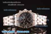 Breitling Chronomat Evolution Chronograph Swiss Valjoux 7750 Automatic Full Steel with Black Dial and Stick Markers-Lady Size Breitling Chronomat Evolution Chronograph Swiss Valjoux 7750 Automatic Full Steel with Black Dial and Stick Markers-Lady Size