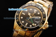 Rolex GMT-Master II 50th Anniversary Automatic Full Gold with Black Dial and Bezel