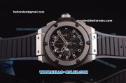 Hublot King Power F1 Swiss Valjoux 7750 Automatic Steel Case with Skeleton Dial and Black Rubber Strap