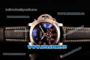 Panerai PAM 626 Firenze 1860 Asia Automatic Steel Case with Black Dial Arabic Numeral Markers and Black Leather Strap Panerai PAM 626 Firenze 1860 Asia Automatic Steel Case with Black Dial Arabic Numeral Markers and Black Leather Strap