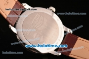 Vacheron Constantin Metiers D Art Miyota OS2035 Quartz Steel Case with Roman Numeral Markers and Brown Dial