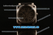 Bell&Ross BR 03-92 Miyota 9015 Automatic Steel Case with Grey Dial and Black Rubber Strap