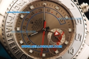 Rolex Yachtmaster II Automatic Movement Full Steel with Chocolate Dial and White Square Markers