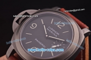 Panerai Luminor Marina PAM00026 Swiss ETA 6497 Manual Winding PVD Case with Black Dial - 1:1 Original