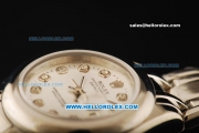 Rolex Datejust Automatic Movement ETA Coating Case with Silver Dial and Diamond Markers-Lady Model