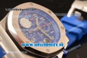 Audemars Piguet Royal Oak Offshore Chronograph 3126 Auto Steel Case with Blue Dial and Blue Rubber Strap - 1:1 Original (JF)