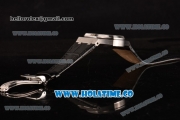 Audemars Piguet Royal Oak 41MM Swiss Tourbillon Manual Winding Steel Case with Diamonds Bezel Black Leather Strap and Grey Dial (FT)