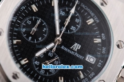 Audemars Piguet Tachymeter Quartz Movement with Black Dial