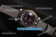 Breitling Avenger II Seawolf Asia 2813 Automatic PVD Case with Black Dial and Red Stick Markers