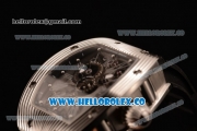 Richard Mille RM 018 Tourbillon Hommage a Boucheron Miyota 9015 Automatic Steel Case with Black Rubber Strap and Skeleton Dial