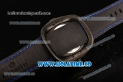 Dietrich OT-4 Miyota 82S7 Automatic PVD Case wtih Four layered Dial and Black Leather Strap - Blue Hands