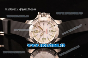 Ball Engineer Hydrocarbon Spacemaster Captain Poindexter Date-Day Miyota 8205 Automatic Steel Case with White Dial and Stick/Arabic Numeral Markers