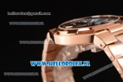 Vacheron Constantin Overseas 9015 Auto Rose Gold Case with Black Dial and Rose Gold Bracelet - 1:1 Origianl (LF)