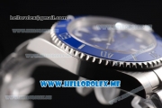 Rolex Submariner Clone Rolex 3135 Automatic Stainless Steel Case/Bracelet with Blue Dial and Dot Markers - 1:1 Original