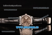 Rolex Day-Date Asia 2813/Swiss ETA 2836/Clone Rolex 3135 Automatic Steel Case with Grey Dial and Diamonds Markers (BP)