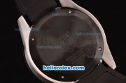 Tag Heuer Mikrogirder 2000 Chronograph Miyota Quartz Steel Case with PVD Bezel - Black Dial