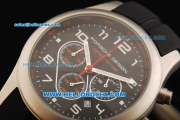 Porsche Design Limited Edition Chronograph Miyota Quartz Movement Steel Case with Black Dial and Black Rubber Strap